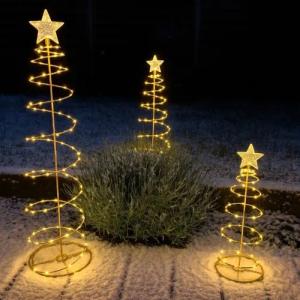 Online-Fuchs LED Baum 3er Set Lichterbäume