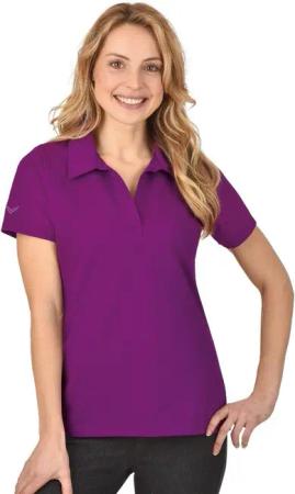 Trigema Poloshirt TRIGEMA Poloshirt ohne Knopfleiste