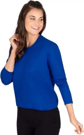Trigema T-Shirt TRIGEMA Langarmshirt aus 100%