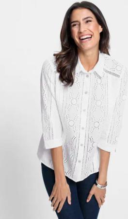 Witt Klassische Bluse Baumwollbluse