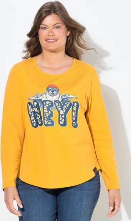 Laurasøn T-Shirt Shirt Rundhalsausschnitt Langarm MIG