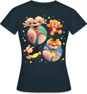 Spreadshirt T-Shirt Diddl Wollywell Diddlina Pimboli