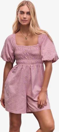 Next Playsuit Schulterfreier, strukturierter Playsuit (1-tlg)