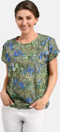 BICALLA T-Shirt Blusen-Shirt mit Stickerei in