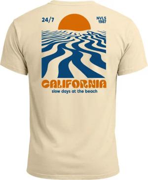 Neverless Print-Shirt Backprint TShirt Herren California