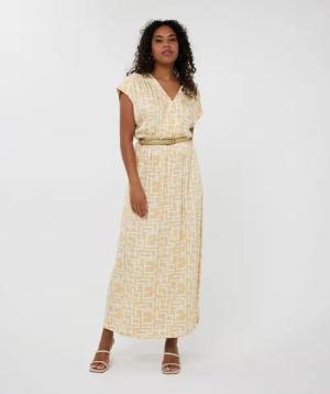 Esqualo Maxikleid Esqualo Maxikleid mit Gürtel