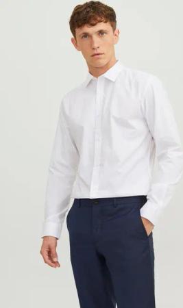 Jack & Jones Langarmhemd "JJJOE SHIRT LS PLAIN"