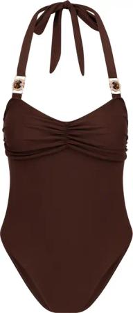 Moda Minx Badeanzug "Amour Rouched", (1 St.), mit tollem Steinbesatz
