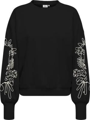 ONLY Sweatshirt "ONLBROOKE L/S O-NECK DETAIL SWT NOOS"