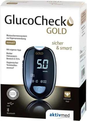 GlucoCheck Blutzuckermessgerät GlucoCheck Gold mgdl oder