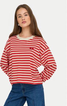 ONLY Bluse Livina 15359682 Rot Regular Fit