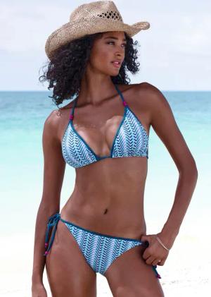 Vivance Triangel-Bikini mit Zierperlen