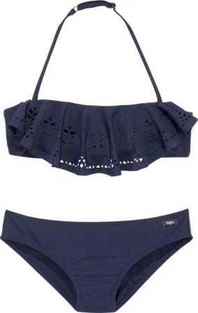 Buffalo Bandeau-Bikini mit modischem Volant