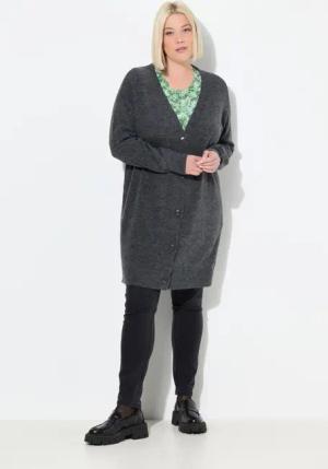 Ulla Popken Strickjacke Strickjacke Boxy Fit