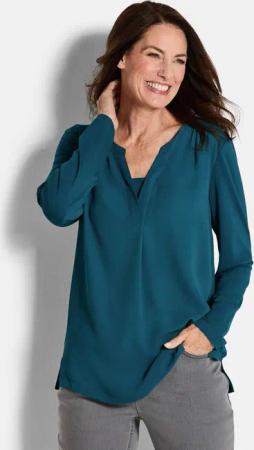 GOLDNER Shirtbluse Kurzgröße: