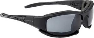 SWISS EYE® Pilotenbrille SCHUTZBRILLE GUARDIAN SCHWARZ (Set, Sonnenbrille inkl. Etui) Wechselscheiben in orange und klar