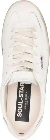 Golden Goose Low-Top Sneaker - Soul-Star Sneakers With Metallic Accent - Gr. 41 (EU) - in Weiß - für Damen