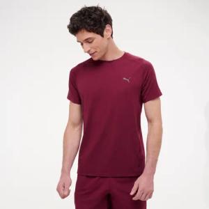 T-Shirt Herren - Active bordeauxrot