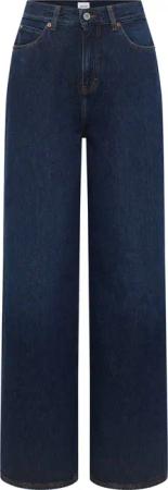 Mustang Damen Jeans Style Luise Wide blau dunkel