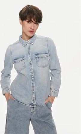 Vero Moda Jeanshemd Annalise 10302480 Blau Regular Fit