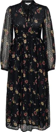 ONLY Kleid für den Alltag Eliza 15355021 Schwarz Regular Fit