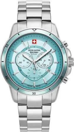 Swiss Alpine Military Uhr 7089.9131 Silberfarben