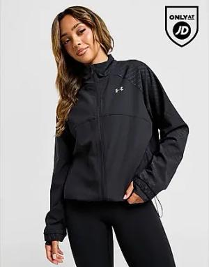 Under Armour Embossed Woven Jacke Damen - Damen, Schwarz