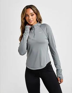 Nike Running Tempo 1/4 Zip Top Damen - Damen, Grau