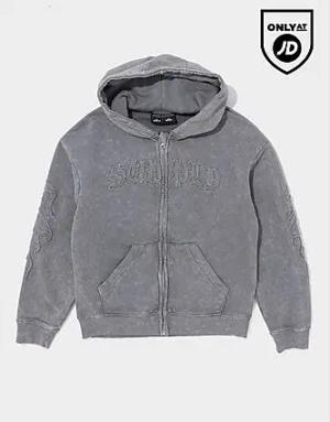 Supply & Demand Aydar Full Zip Hoodie Junior, Grau
