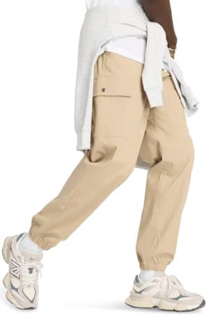 New Balance Twill Cargo Jogger Herren Hosen - Grau - Größe M - Baumwoll-Jersey