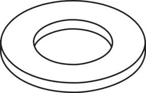 hansgrohe Rosette Axor Terrano 4-Loch Wannenarmatur chrom