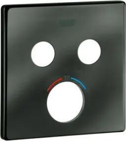 Grohe Rosette 49039 für SmartControl UP-THM mit 2 ASV hard graphite geb.