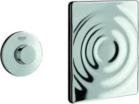 Grohe Pneumatic-Betätigung Surf Hand-Fernb., Abdeckplatte Surf, chrom