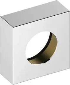 Keuco Verlängerungsrosette IXMO SW-chrom geb., eck., f Ab- + Umst-V, UP