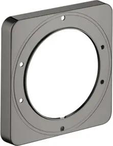 hansgrohe Verlängerungsrosette iBox 172x172mm, polished black chrome