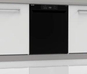 Sharp Unterbaugeschirrspüler QW-NA1CU47DB-DE, 13 Maßgedecke
