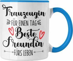 Trendation Tasse Trauzeugin Tasse Geschenk Beste