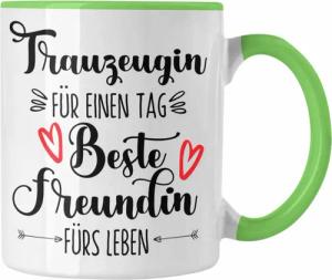 Trendation Tasse Trauzeugin Tasse Geschenk Beste