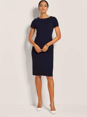 MADELEINE Midikleid Etuikleid mit kurzen Ärmeln