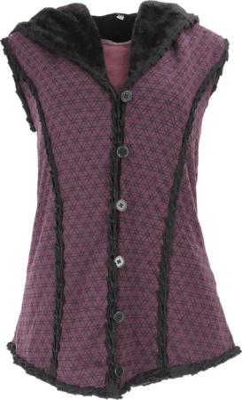 Guru-Shop Langjacke Goa Weste mit weiter,