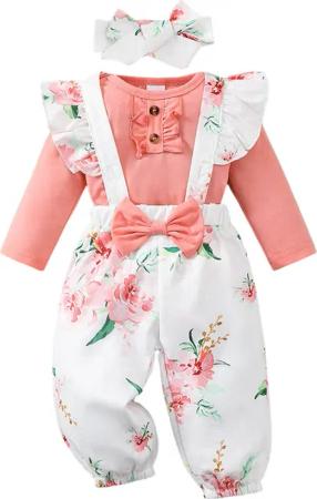 Gluckids Strampler Baby Mädchen Süßes Set