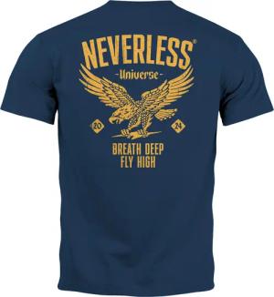 Neverless Print-Shirt Herren T-Shirt Backprint Herren
