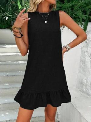 Moda Yakamoz Midikleid JANE'S Damen Ärmelloses