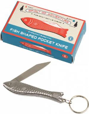 Rex London Schlüsselanhänger Fisch mit Messer