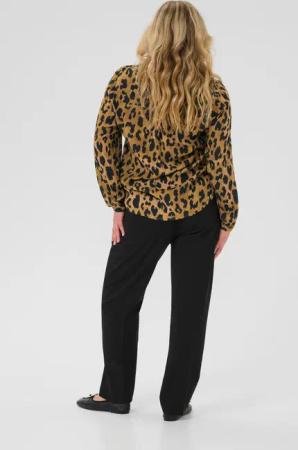 KAFFE Curve Langarmbluse Langarm-Bluse KCami Große
