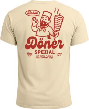 Neverless Print-Shirt Herren T-Shirt Backprint Döner