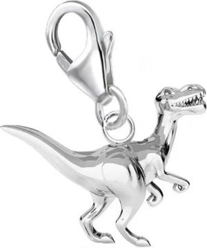 Goldene Hufeisen Charm-Einhänger Dinosaurier Karabiner Charm
