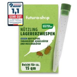 Futura-Shop Insektenvernichter Schlupfwespen / Lagererzwespen gegen