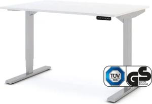 ASSMANN Büromöbel Schreibtisch Y-LINE (120x80cm Silber