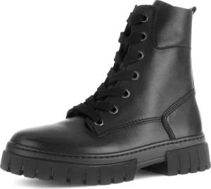 Gabor Schnürboots "YORK", Blockabsatz, Plateau, Schnürstiefelette in Schuhweite G (= weit)